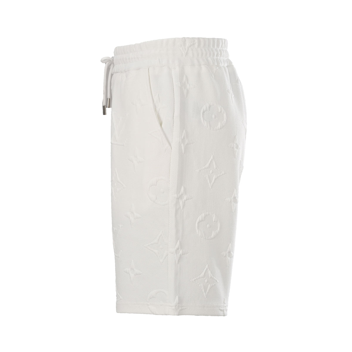 Louis Vuitton Tonal Monogram Embossed Shorts | Understated Luxury Casual