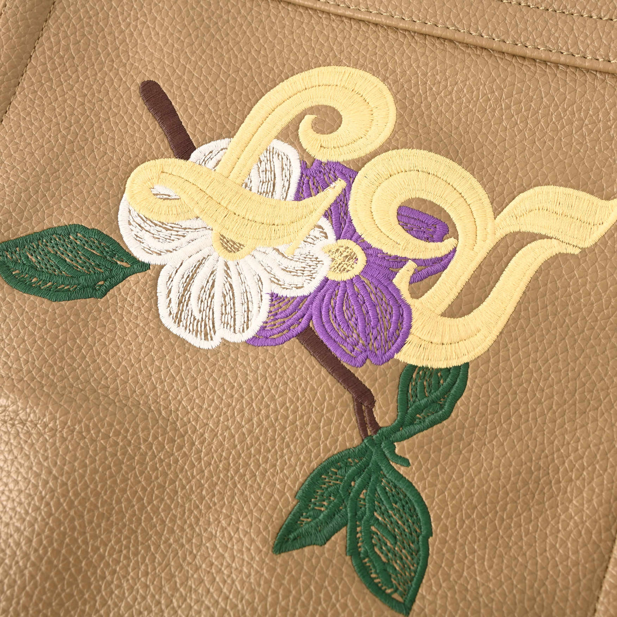 Louis Vuitton Floral Embroidered Leather Jacket | Designer Statement Outerwear with Botanical Detail for Modern Streetwear