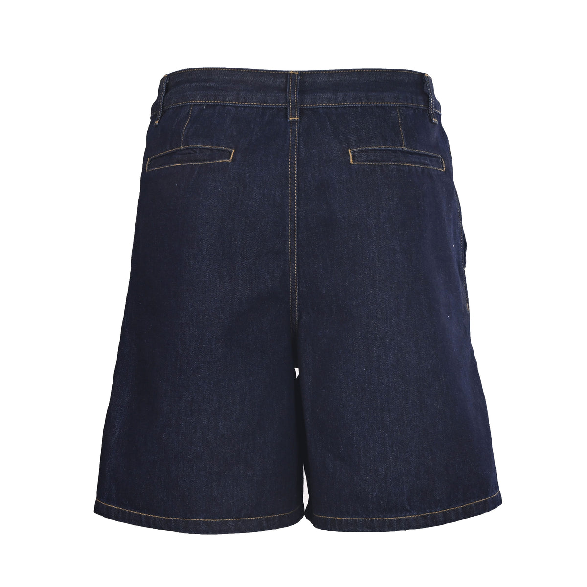 Louis Vuitton Dark Indigo Denim Shorts | Leather Logo Designer Streetwear