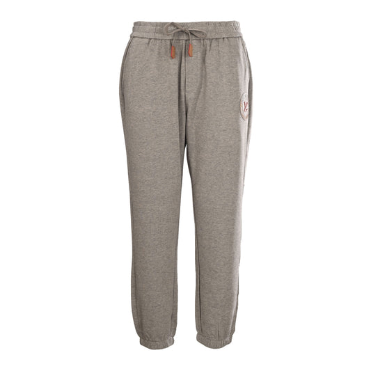Louis Vuitton Circular Logo Cuffed Jogger Pants | Designer Full-Length Casual Streetwear Trousers