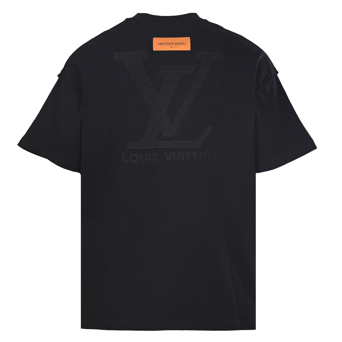 Louis Vuitton Woven-Style Letter Embroidered Tee | Luxury Casual Streetwear
