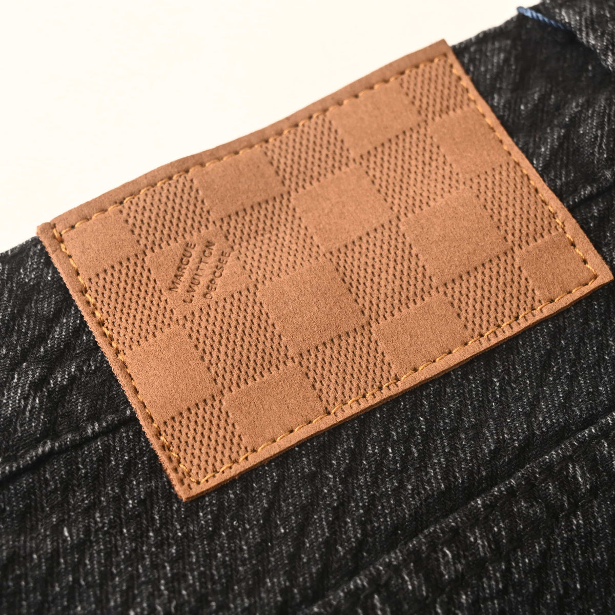 Louis Vuitton Monogram Print Twill Jeans | Luxury Designer Denim Streetwear