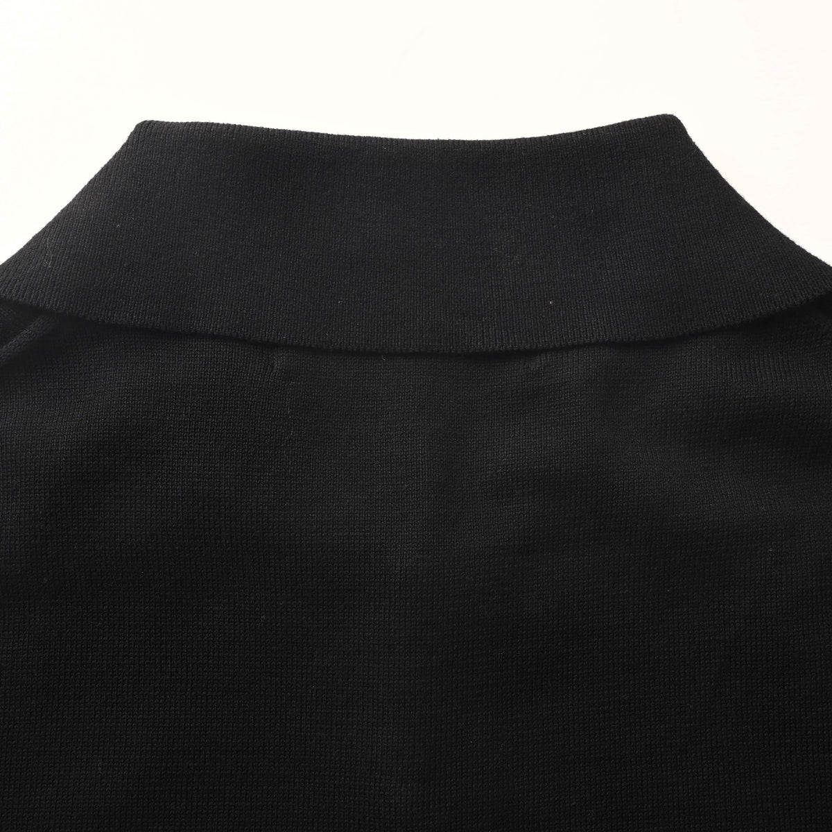 Louis Vuitton Leather-Detail Knit Polo – Designer Short-Sleeve Shirt