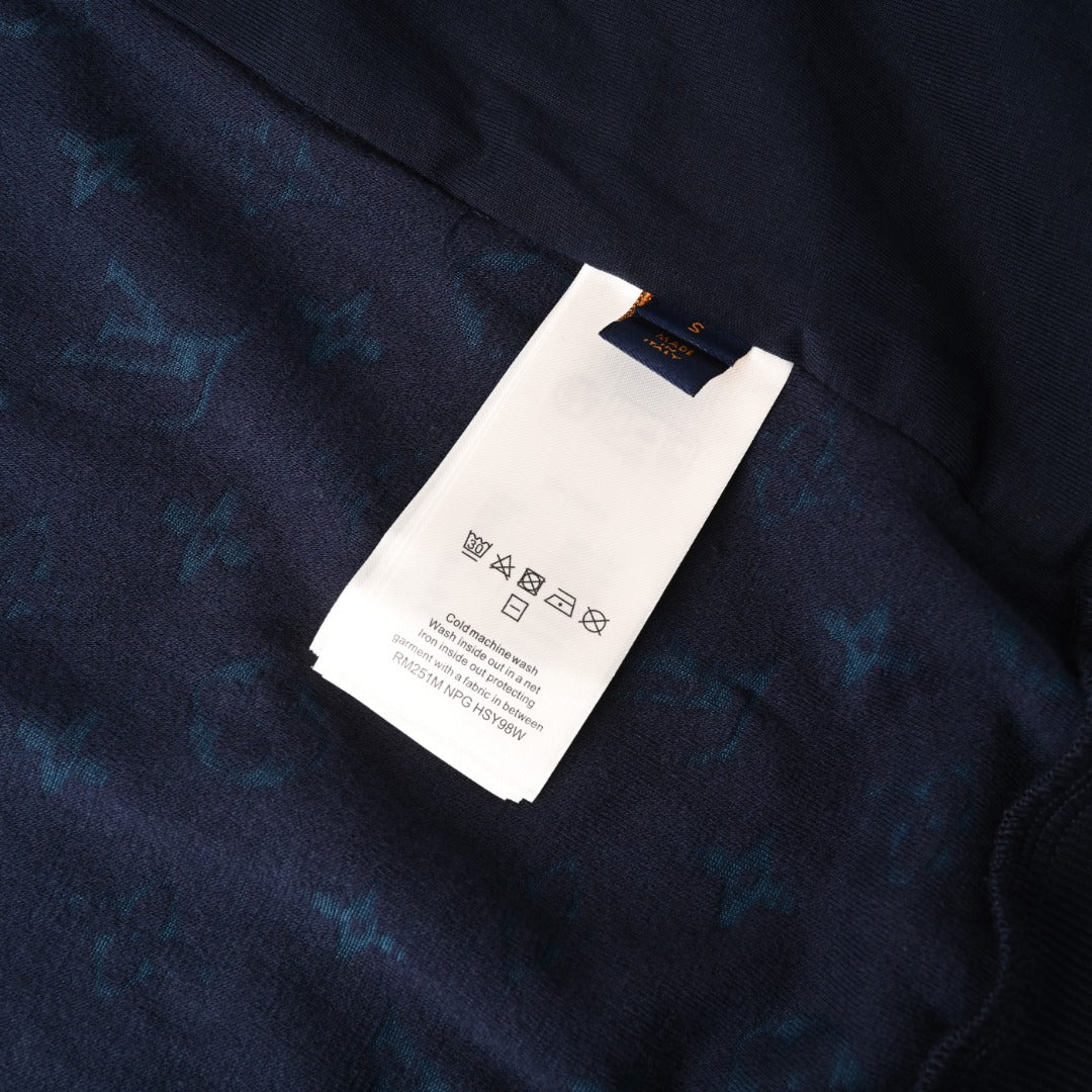 Louis Vuitton All-Over Terry Flocked Zip-Up Hoodie | Luxury Streetwear