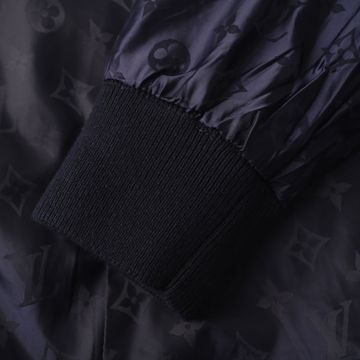 Louis Vuitton Reversible Stand-Collar Jacket | Luxury Leather Label Detail