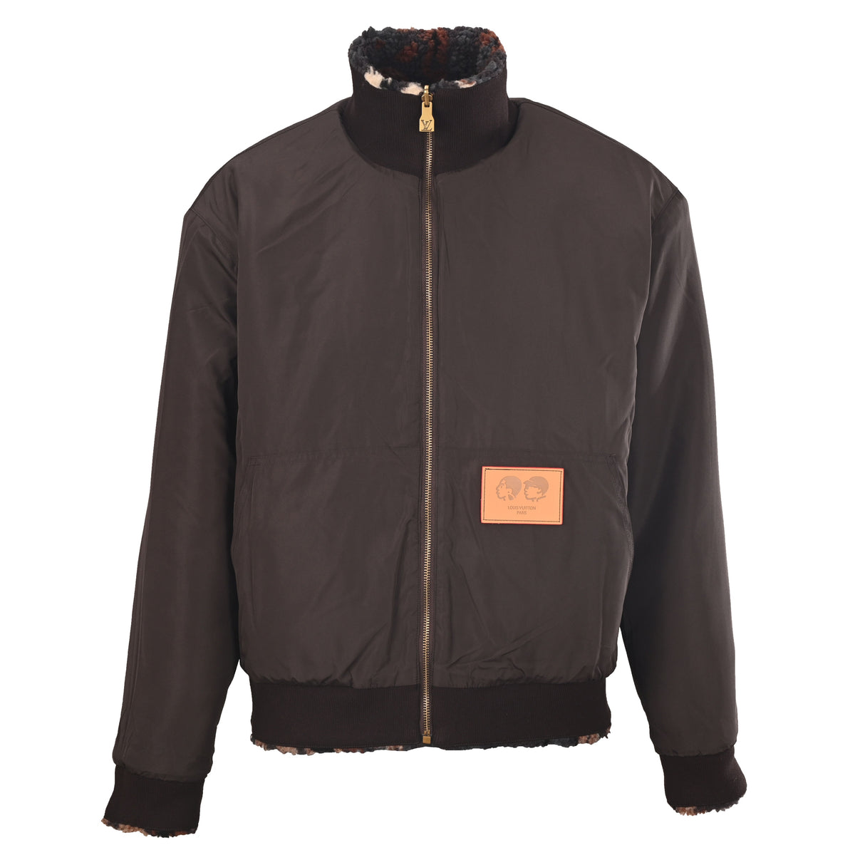 Louis Vuitton Reversible Teddy Fleece Jacket | Two-Way Designer Outerwear for Fall Winter Casual Streetwear