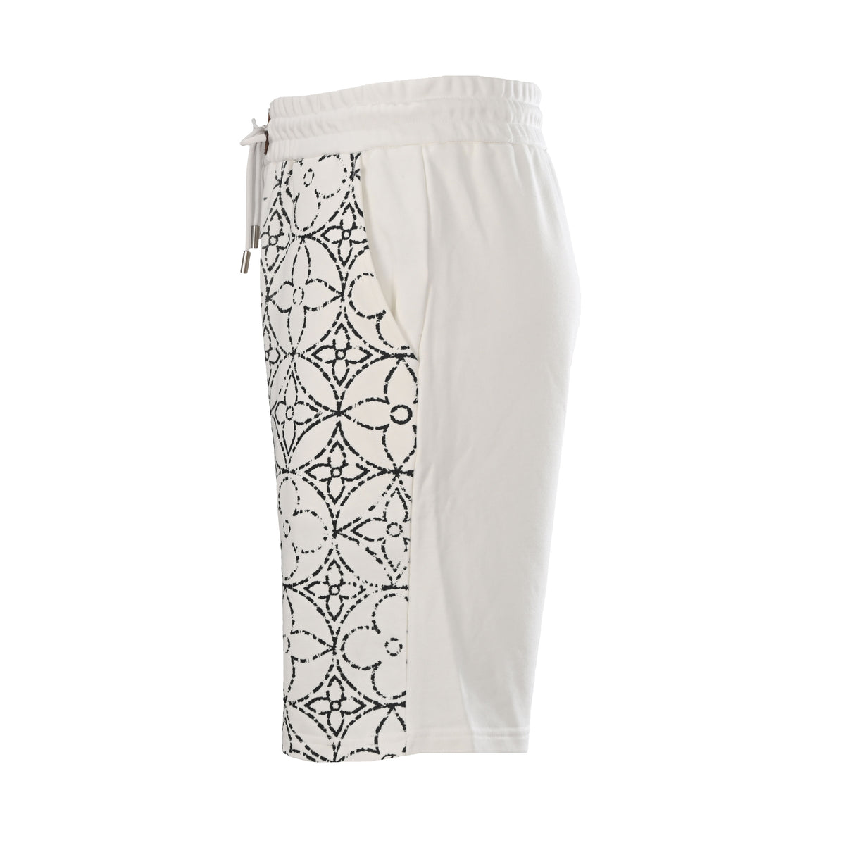 Louis Vuitton Faded-Effect Monogram Print Shorts | Designer Streetwear