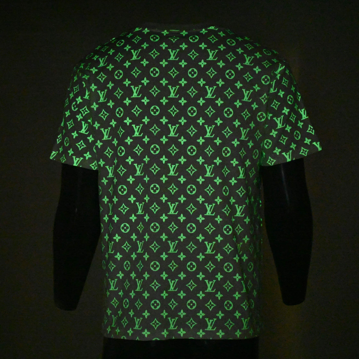 Louis Vuitton Monogram Firefly Phosphorescent Print T-Shirt | Luxury Designer Short-Sleeve Graphic Streetwear Tee