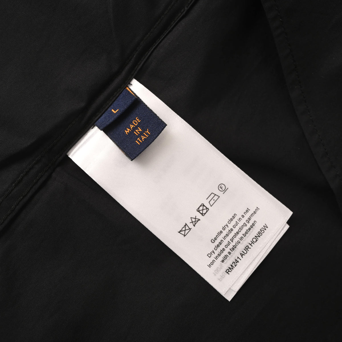 Louis Vuitton Black Beaded Logo Long Sleeve Shirt, Embellished Designer Button-Up for Evening Smart Casual Style