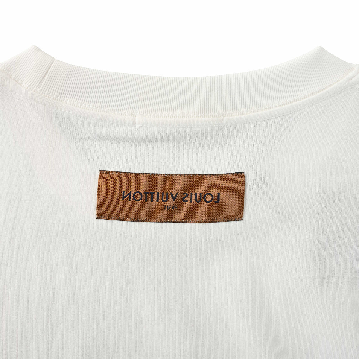 Louis Vuitton Weathered Logo Print Crewneck T-Shirt | Luxury Streetwear