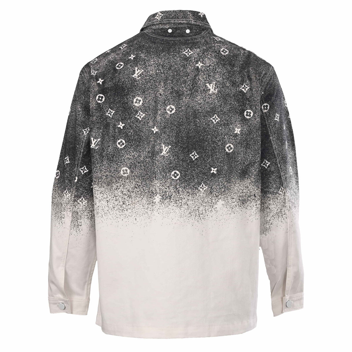 Louis Vuitton Galaxy Monogram Denim Shirt Jacket | Designer Overshirt for Statement Streetwear