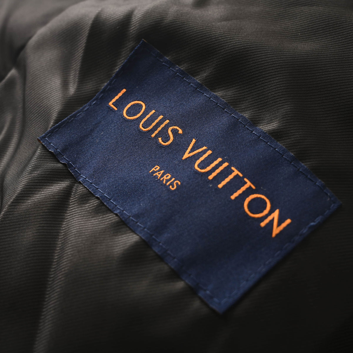 Louis Vuitton Embroidered Nylon Padded Baseball Jacket | Designer Varsity-Inspired Outerwear for Casual Streetwear