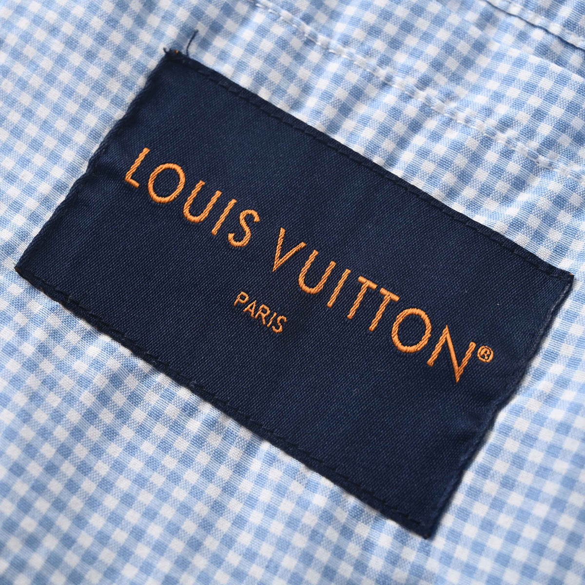 Louis Vuitton Blooming Floral Embroidered Denim Jacket, Light Blue Washed Zip-Up with Signature Back Logo for Designer Casual Style