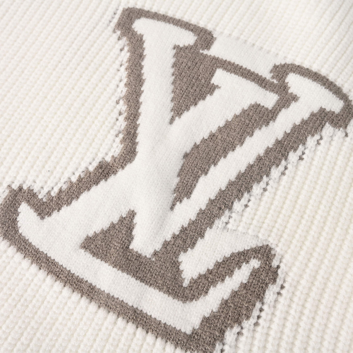 Louis Vuitton Classic Logo Crewneck Knit Sweater | Luxury Designer Pullover for Smart Casual & Everyday Layering