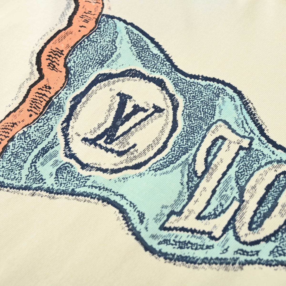 Louis Vuitton Flag Print Short-Sleeve T-Shirt | Designer Streetwear