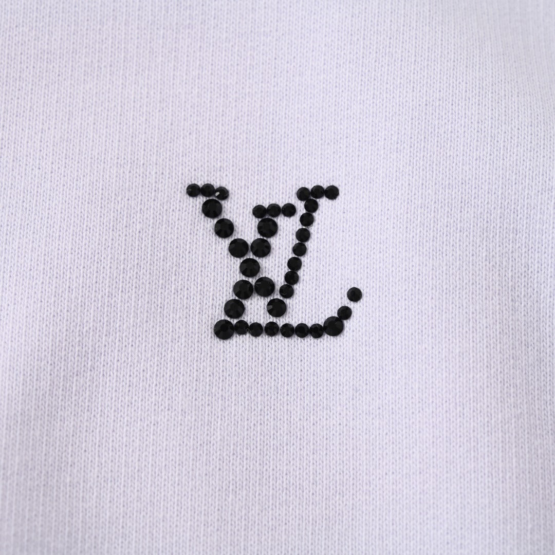 Louis Vuitton Monogram Drawstring Hoodie | Designer Casual Streetwear
