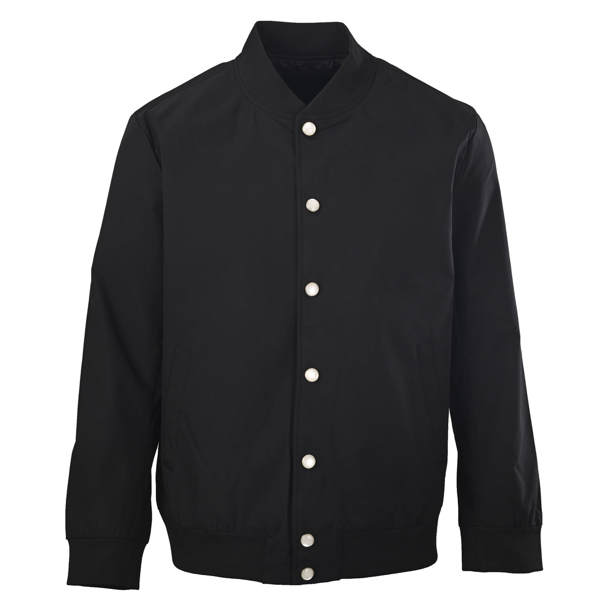 Louis Vuitton Embroidered Letter Varsity Jacket - Contrast Logo Snap-Front Designer Collegiate Streetwear