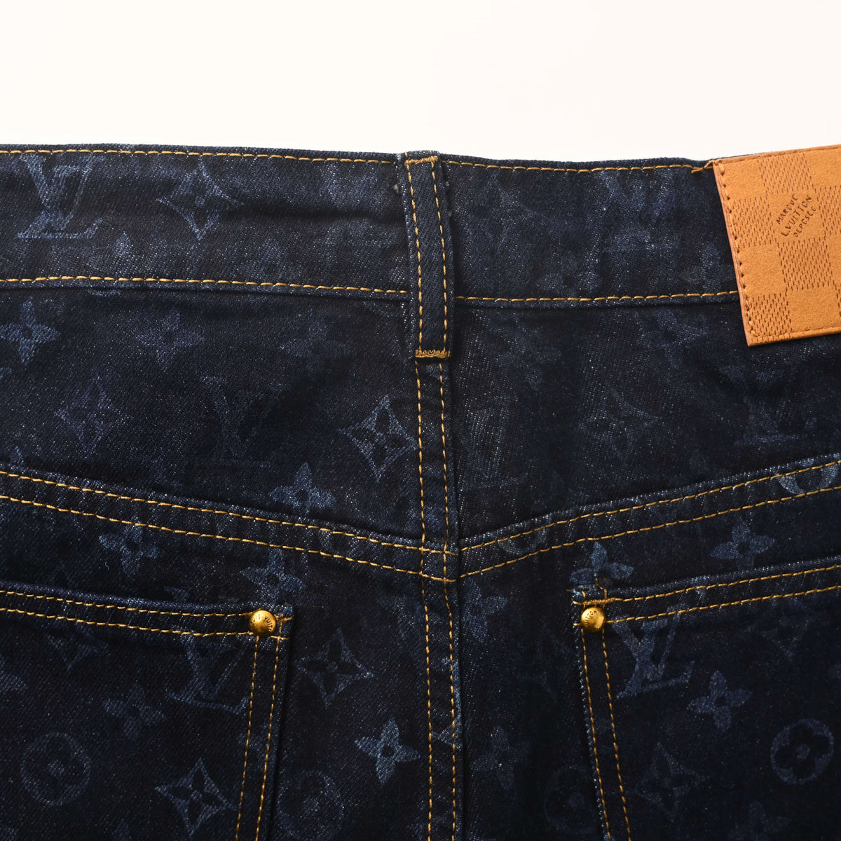 Louis Vuitton All-Over Monogram Denim Shorts | Luxury Summer Streetwear
