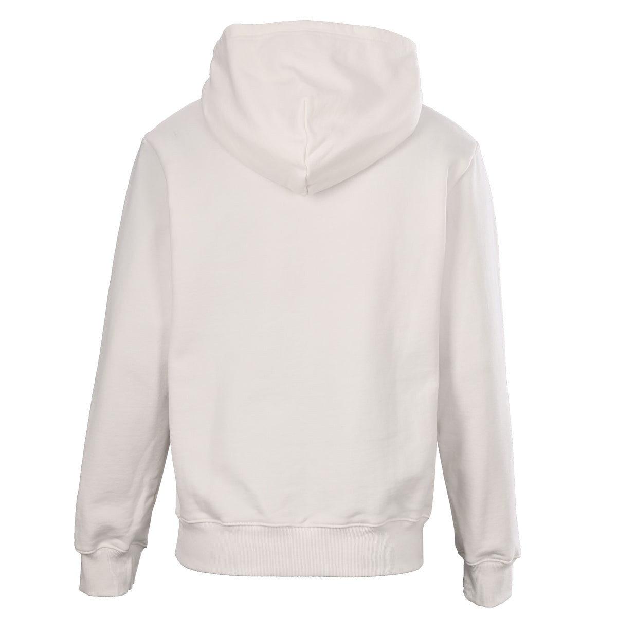 Louis Vuitton Ivory Tonal Monogram Pullover Hoodie, Embroidered Hooded Sweatshirt with Wave Chest Detail, Kangaroo Pocket and Ribbed Trim