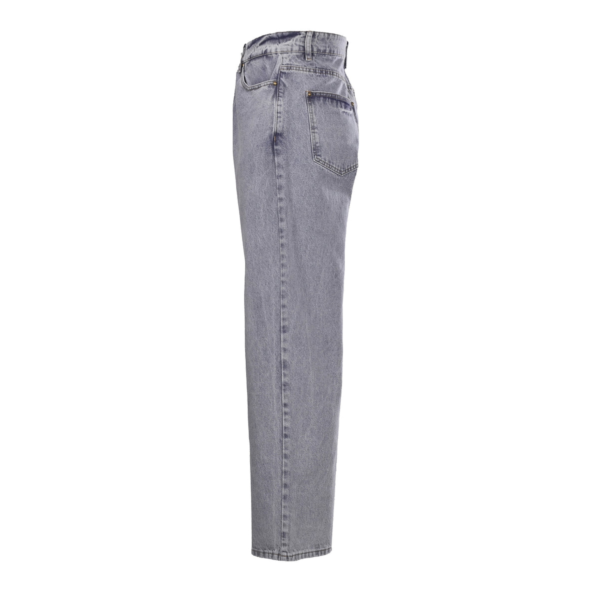 Louis Vuitton Faded Denim Jeans with Leather Patch Pocket | Casual Luxury Wear