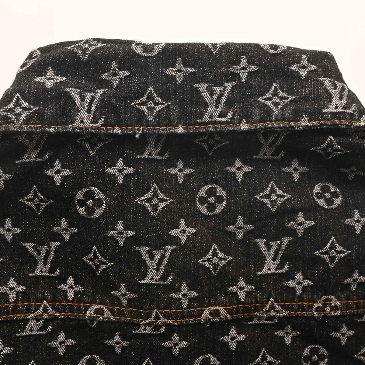 Louis Vuitton All-Over Monogram Denim Jacket | Statement Designer Jean Jacket for Urban Streetwear