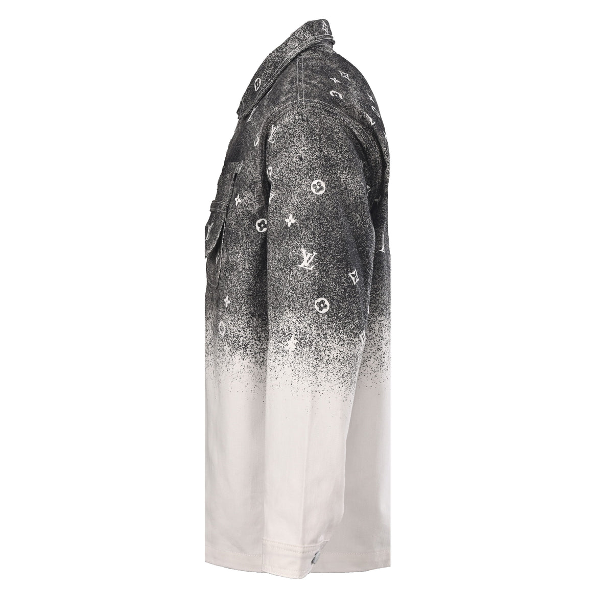 Louis Vuitton Galaxy Monogram Denim Shirt Jacket | Designer Overshirt for Statement Streetwear