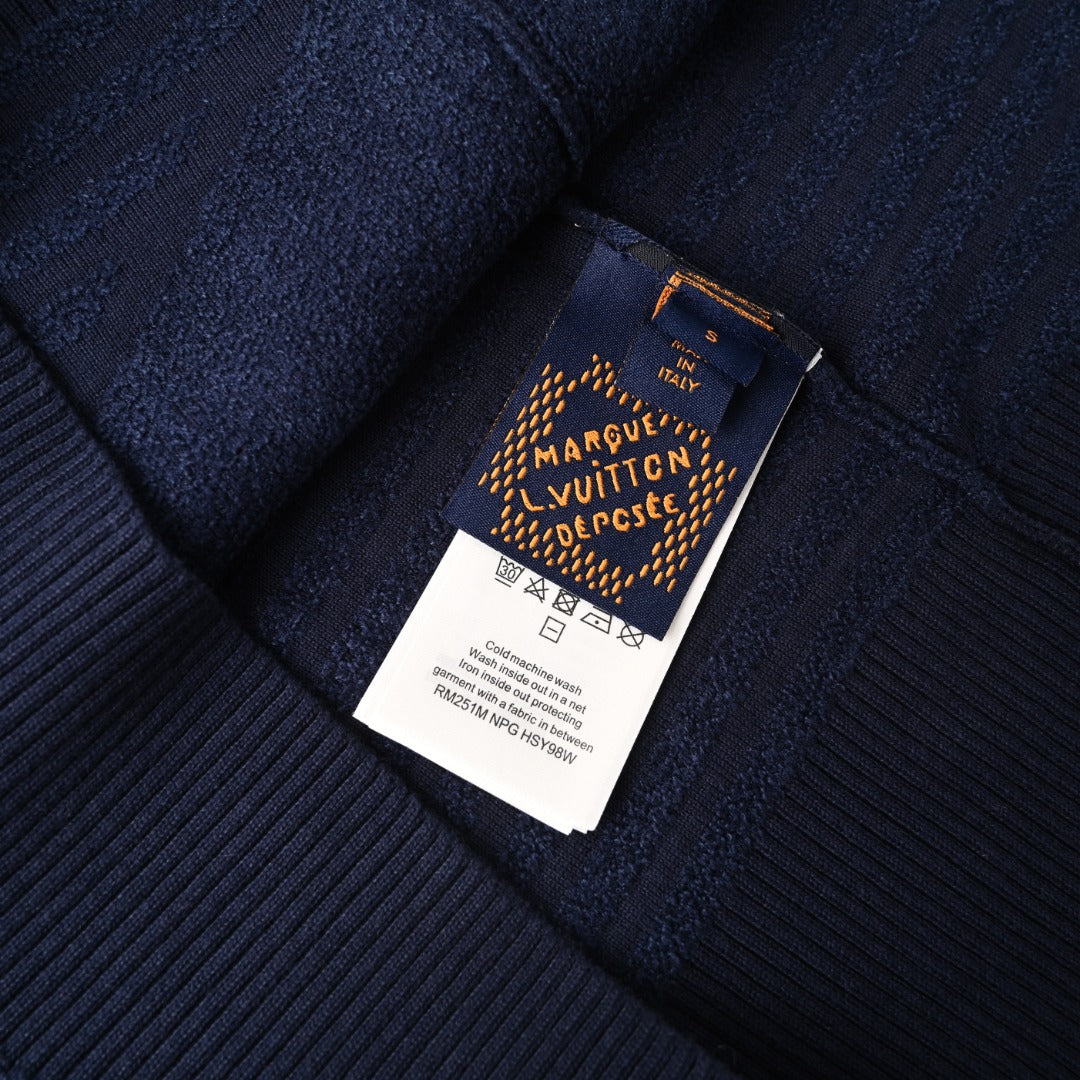 Louis Vuitton Jacquard Panel Knit Hoodie | Luxury Streetwear Layer