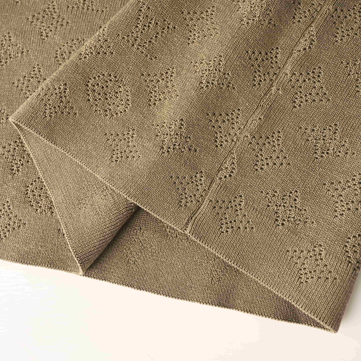 Louis Vuitton Taupe Monogram Openwork Polo | Luxury Smart Casual Knitwear