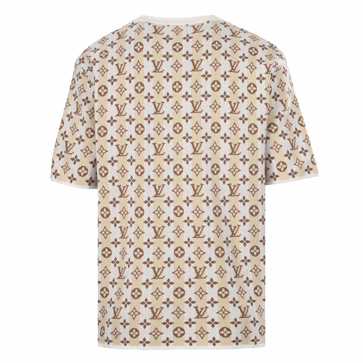 Louis Vuitton All-Over Monogram Jacquard Knit Tee | Luxury Knitwear