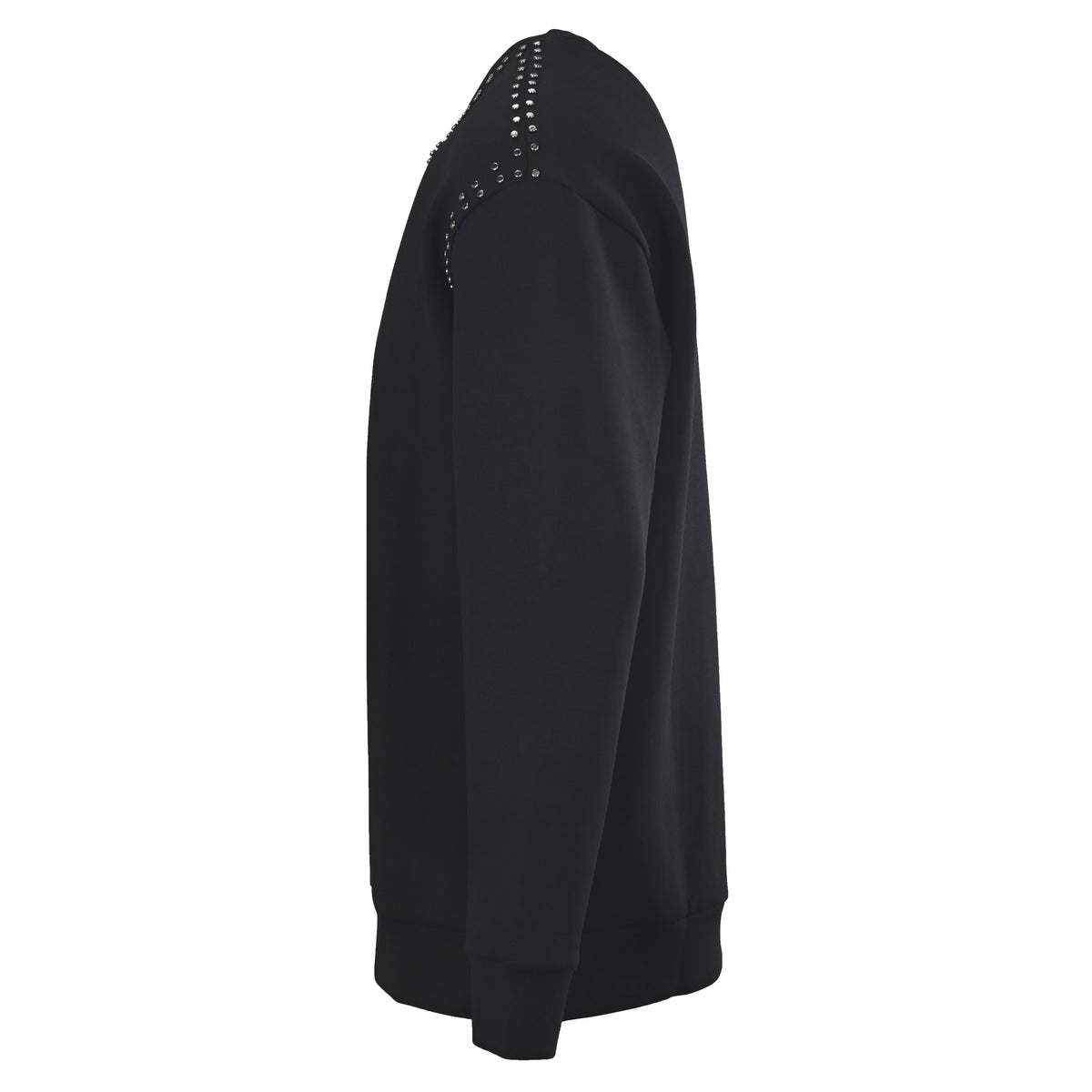 Louis Vuitton Studded Crewneck Sweatshirt | Rivet-Embellished Designer Pullover for Edgy Casual Streetwear