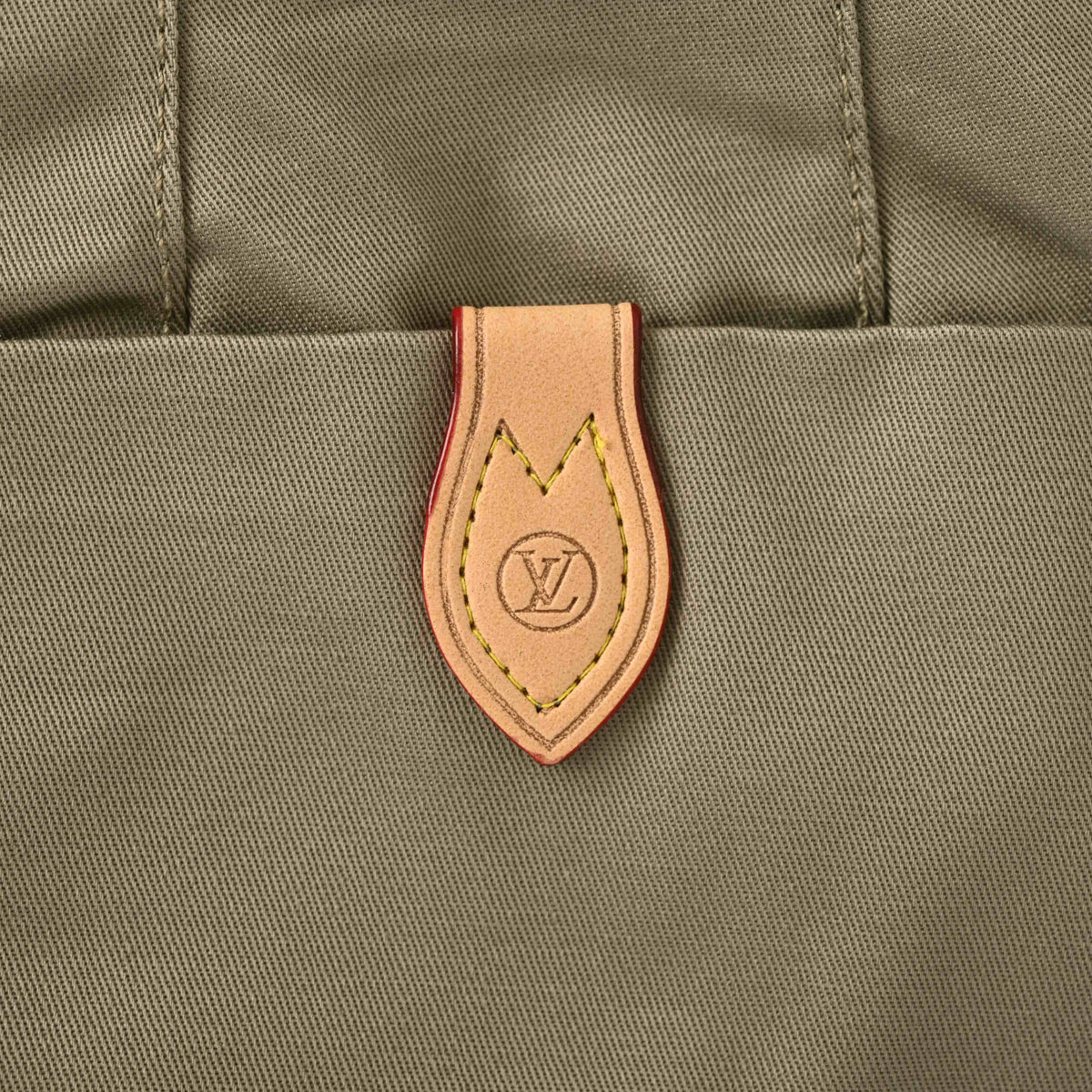 Louis Vuitton Silk Cotton Crepe Trousers | Luxury Leather Pocket Detail