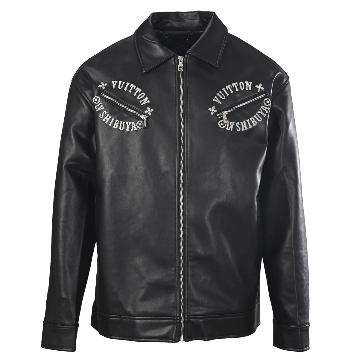 Louis Vuitton Shibuya Edition Collared Leather Biker Jacket | Moto-Inspired Designer Outerwear & Luxury Street Style