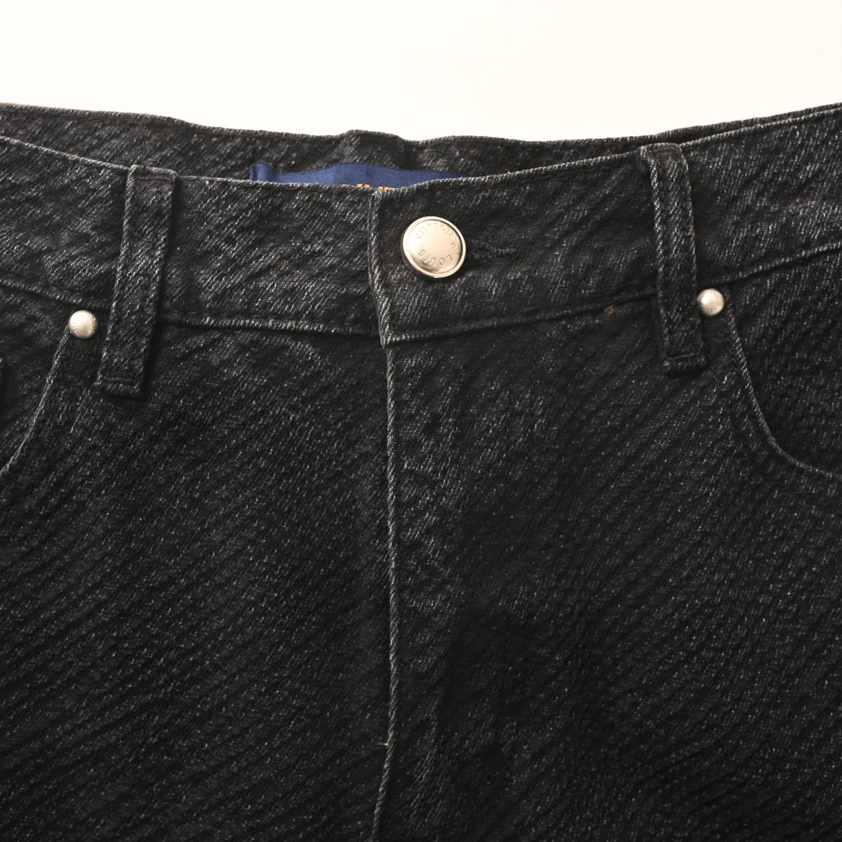 Louis Vuitton Monogram Print Twill Jeans | Luxury Designer Denim Streetwear
