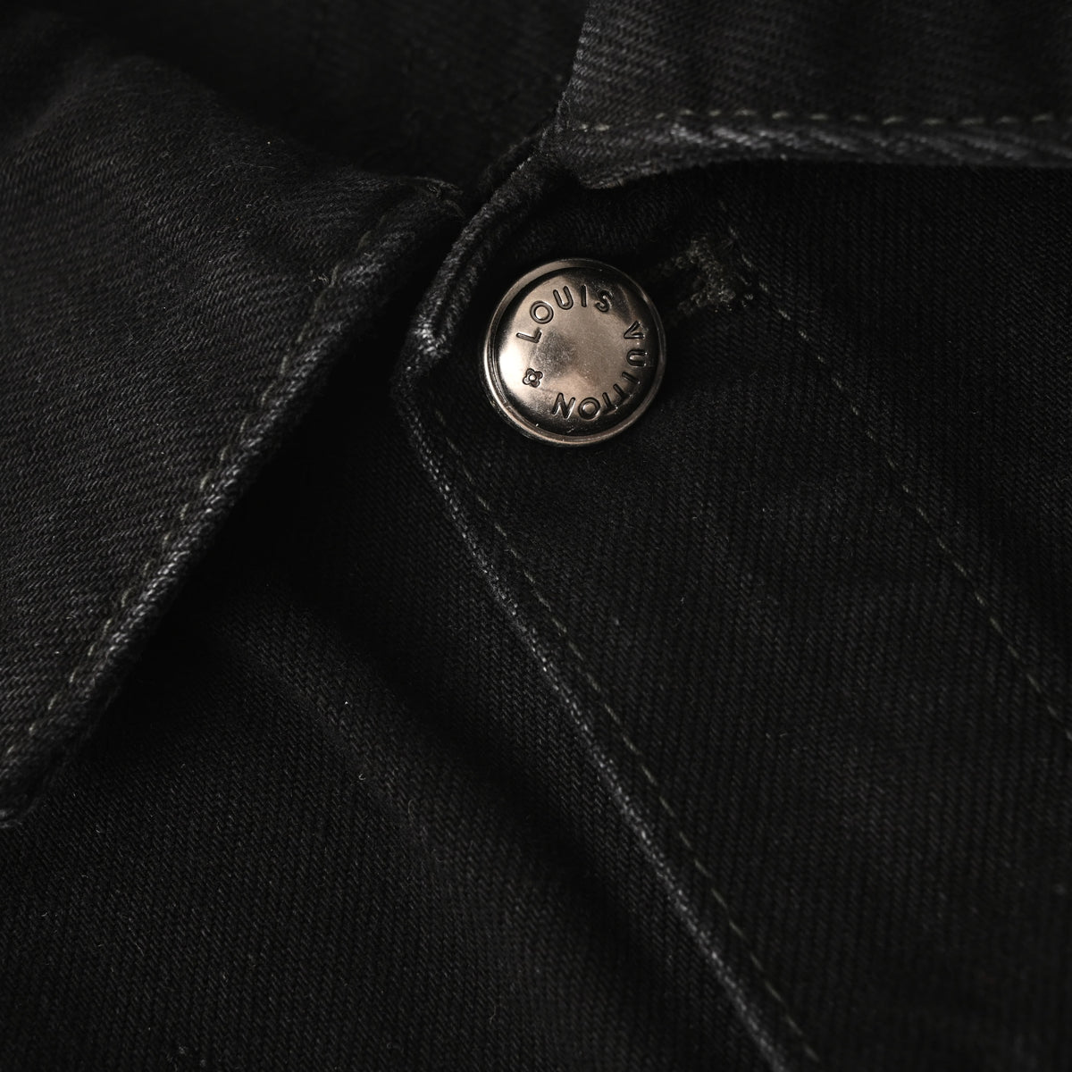Louis Vuitton Washed Distressed Denim Jacket | Luxury Streetwear Outerwear