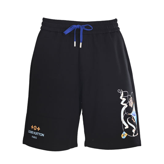 Louis Vuitton Crown Graphic Shorts | Luxury Vacation Streetwear