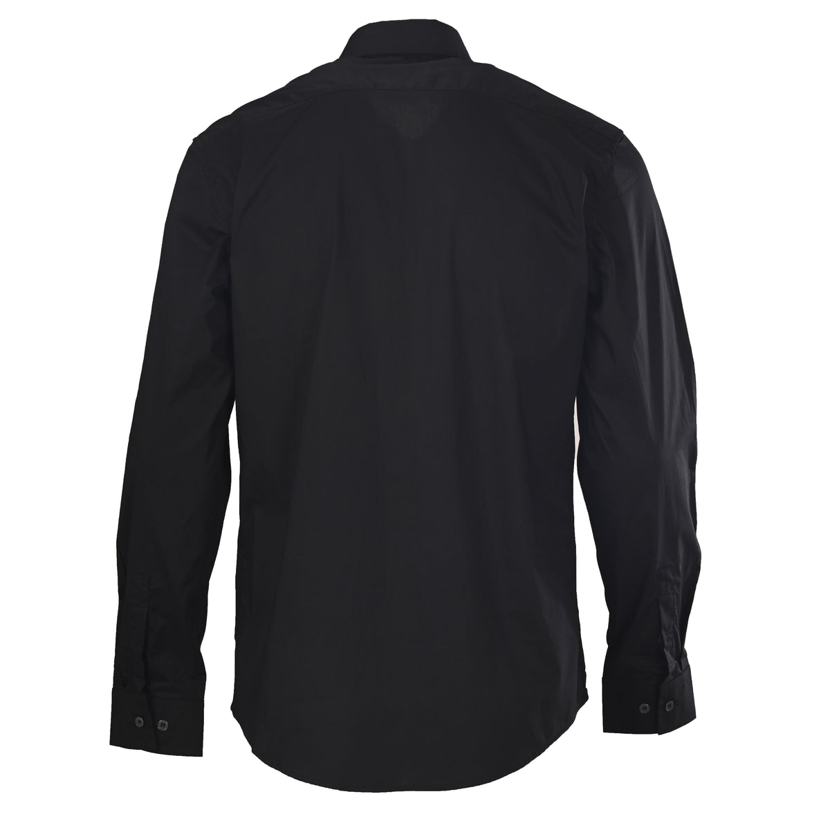 Louis Vuitton Black Monogram Flower Print Shirt, Unisex Long-Sleeve Rayon Poplin Button-Up with Multicolor Chest Motif and Concealed Placket