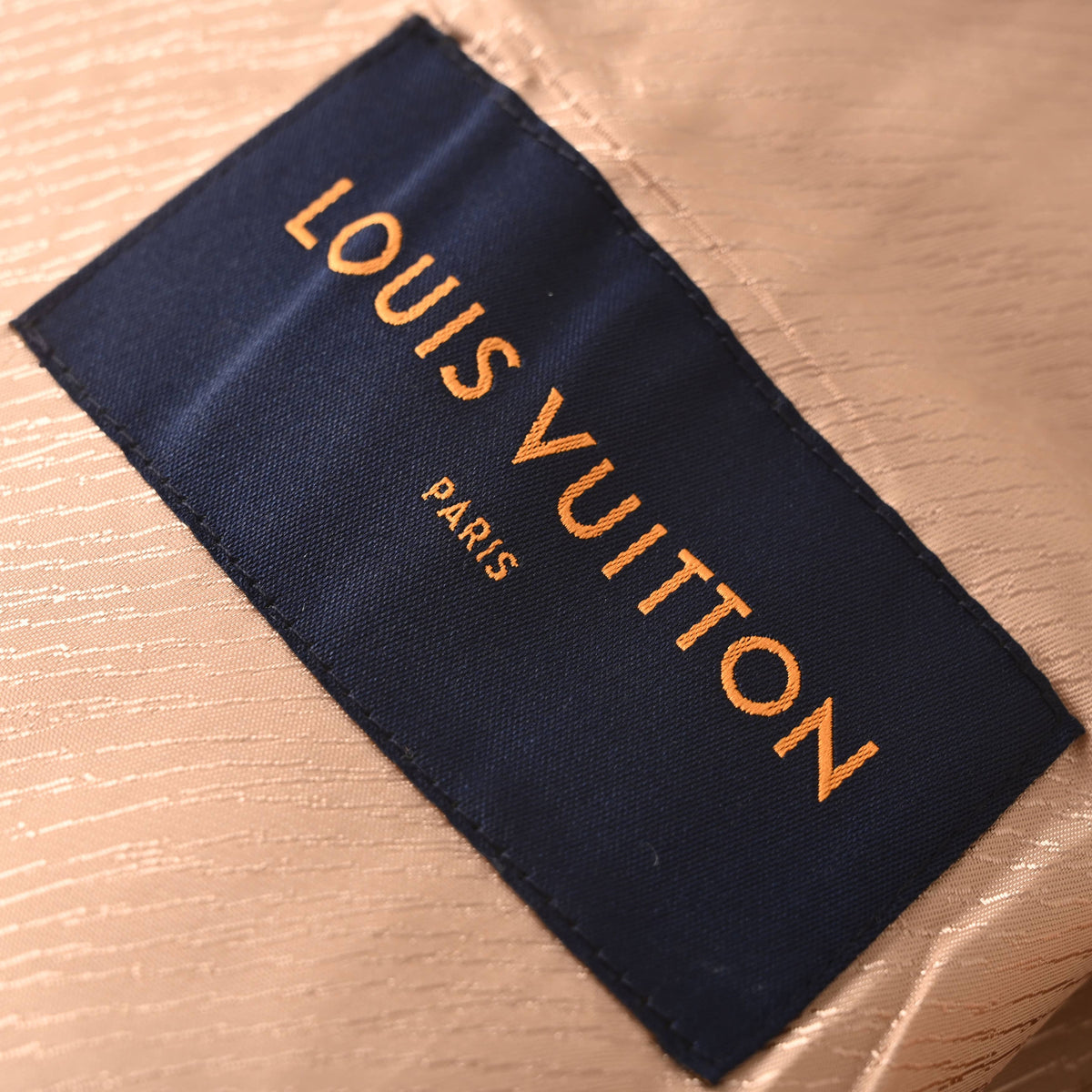 Louis Vuitton Cropped Military-Inspired Jacket - Textured Twill Unisex Outerwear with Gold-Tone Buttons and Epaulettes