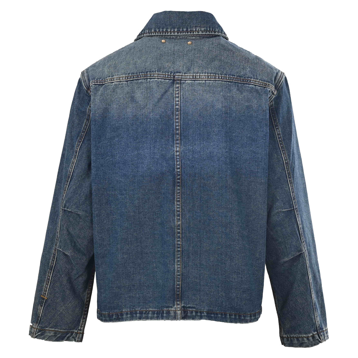 Louis Vuitton Embossed Denim Jacket | Textured Designer Jean Jacket for Casual Streetwear