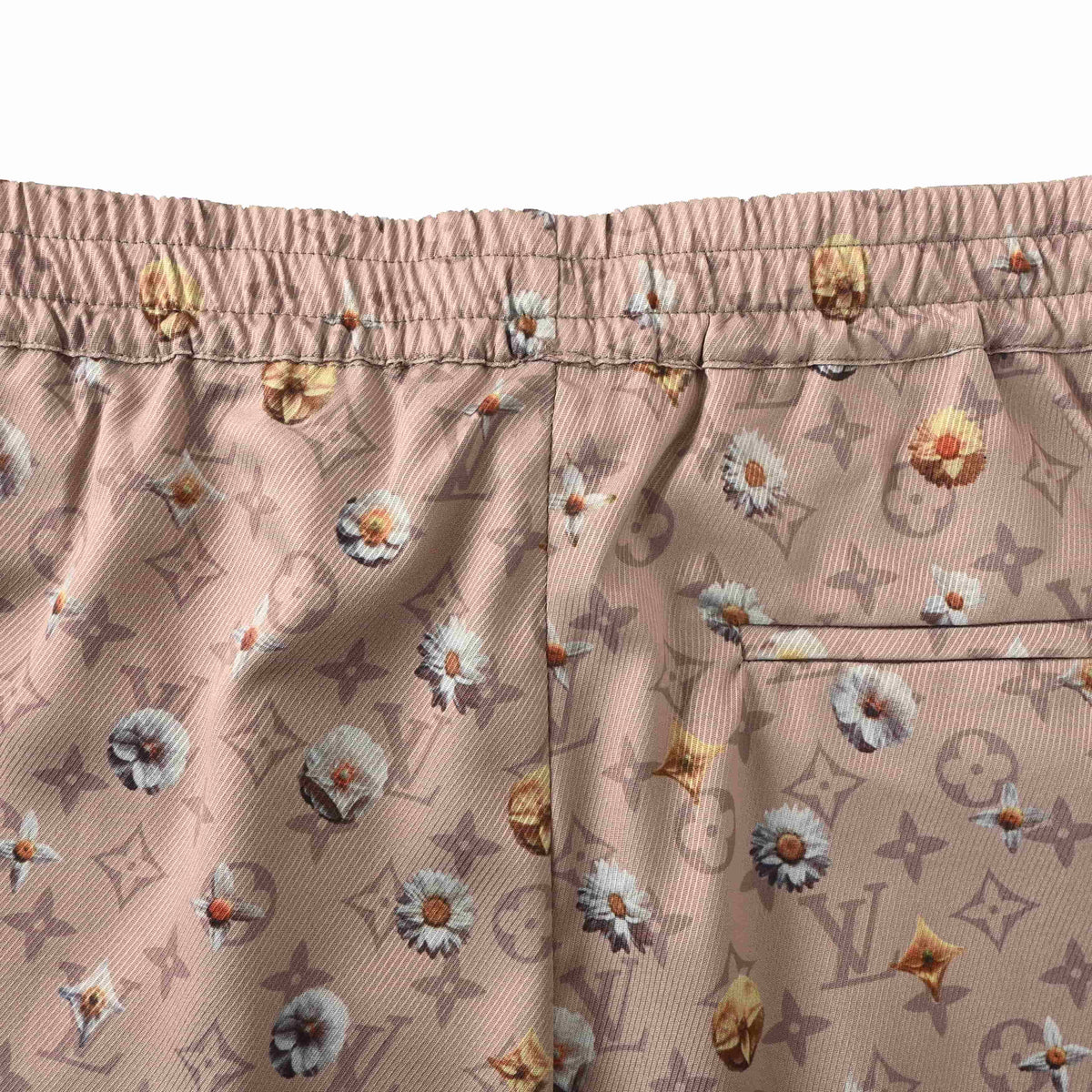 Louis Vuitton Monogram Daisy All-Over Print Shorts | Designer Resort Wear