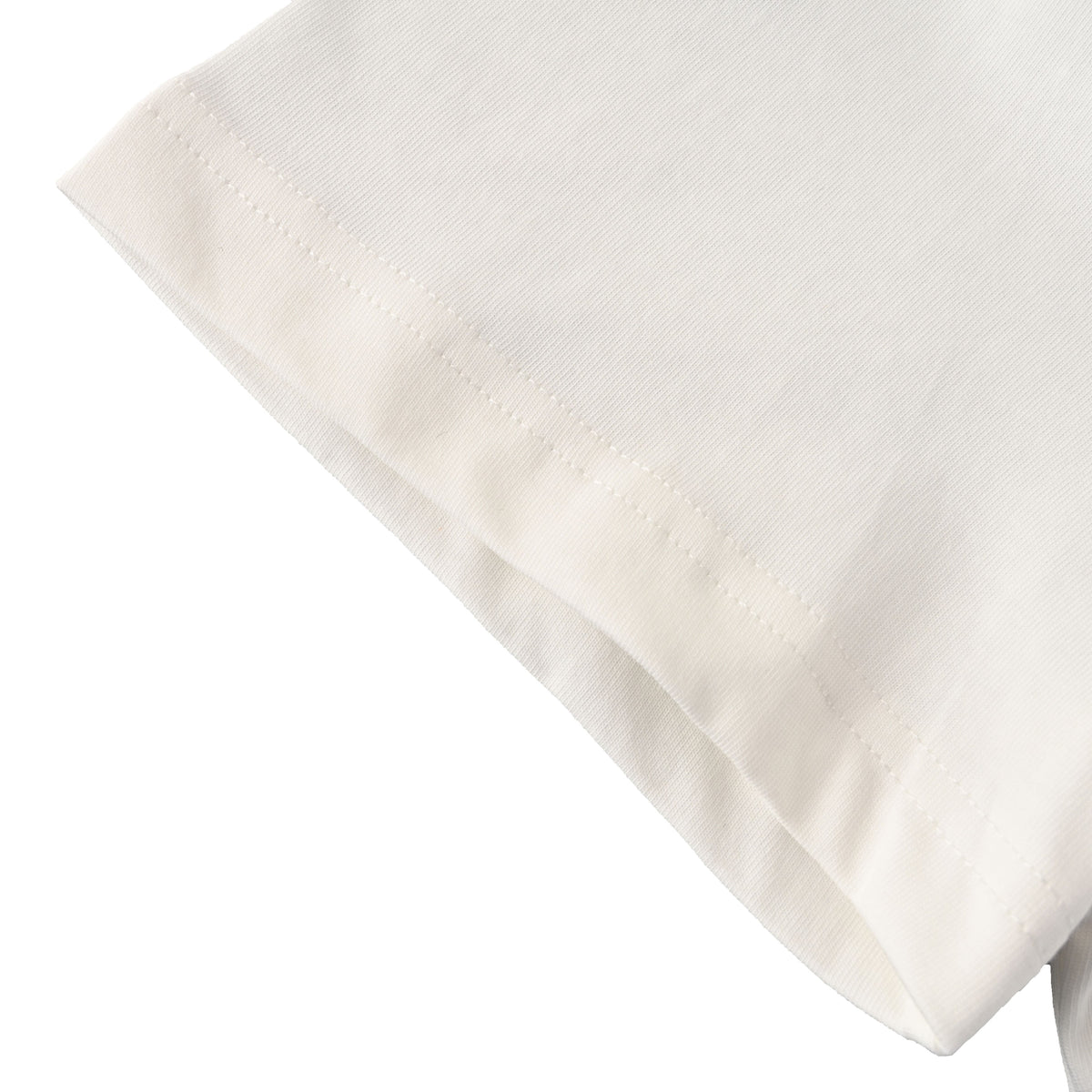 Louis Vuitton White Cotton Crewneck T-Shirt with Pale Pink Laser-Cut Logo, Fitted Short-Sleeve Designer Casual Tee