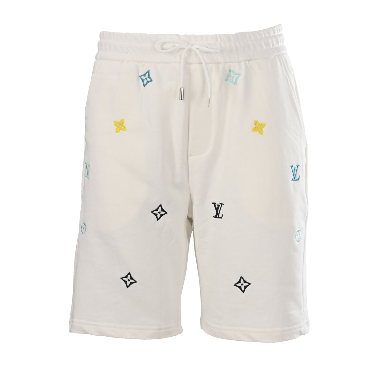 Louis Vuitton Multicolor Monogram Embroidered Shorts | Luxury Streetwear