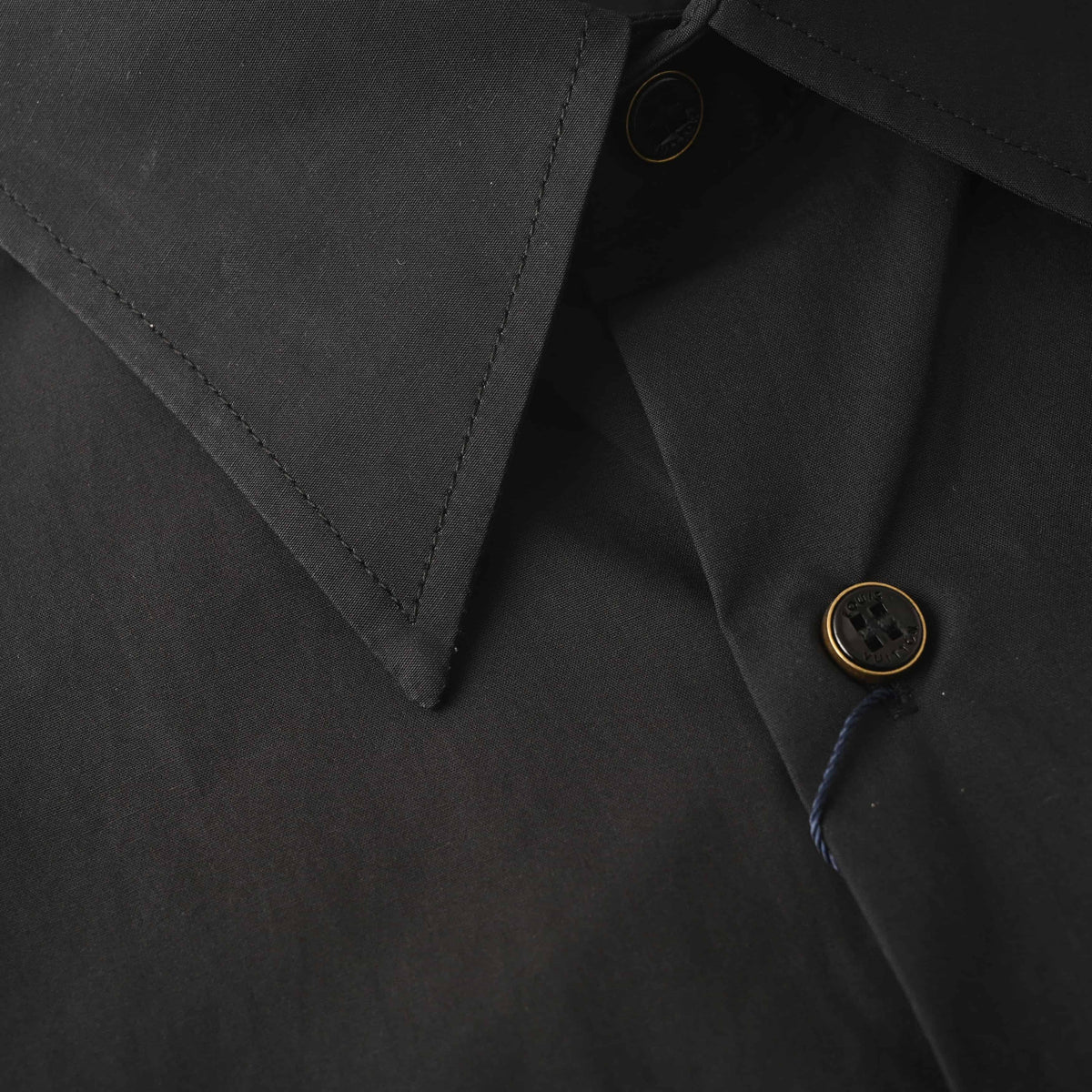 Louis Vuitton Black Beaded Logo Long Sleeve Shirt, Embellished Designer Button-Up for Evening Smart Casual Style