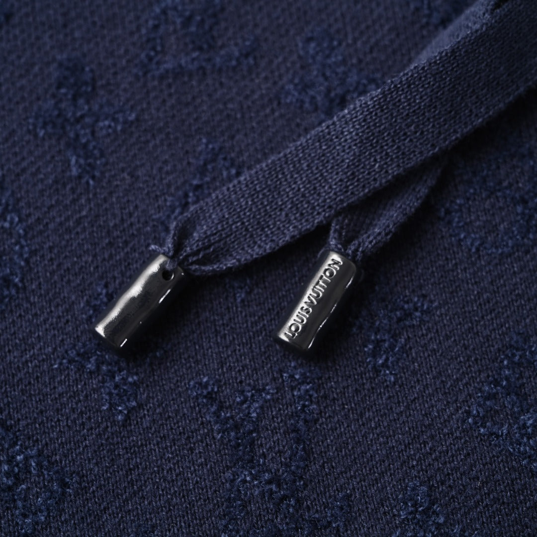 Louis Vuitton Jacquard Panel Knit Hoodie | Luxury Streetwear Layer