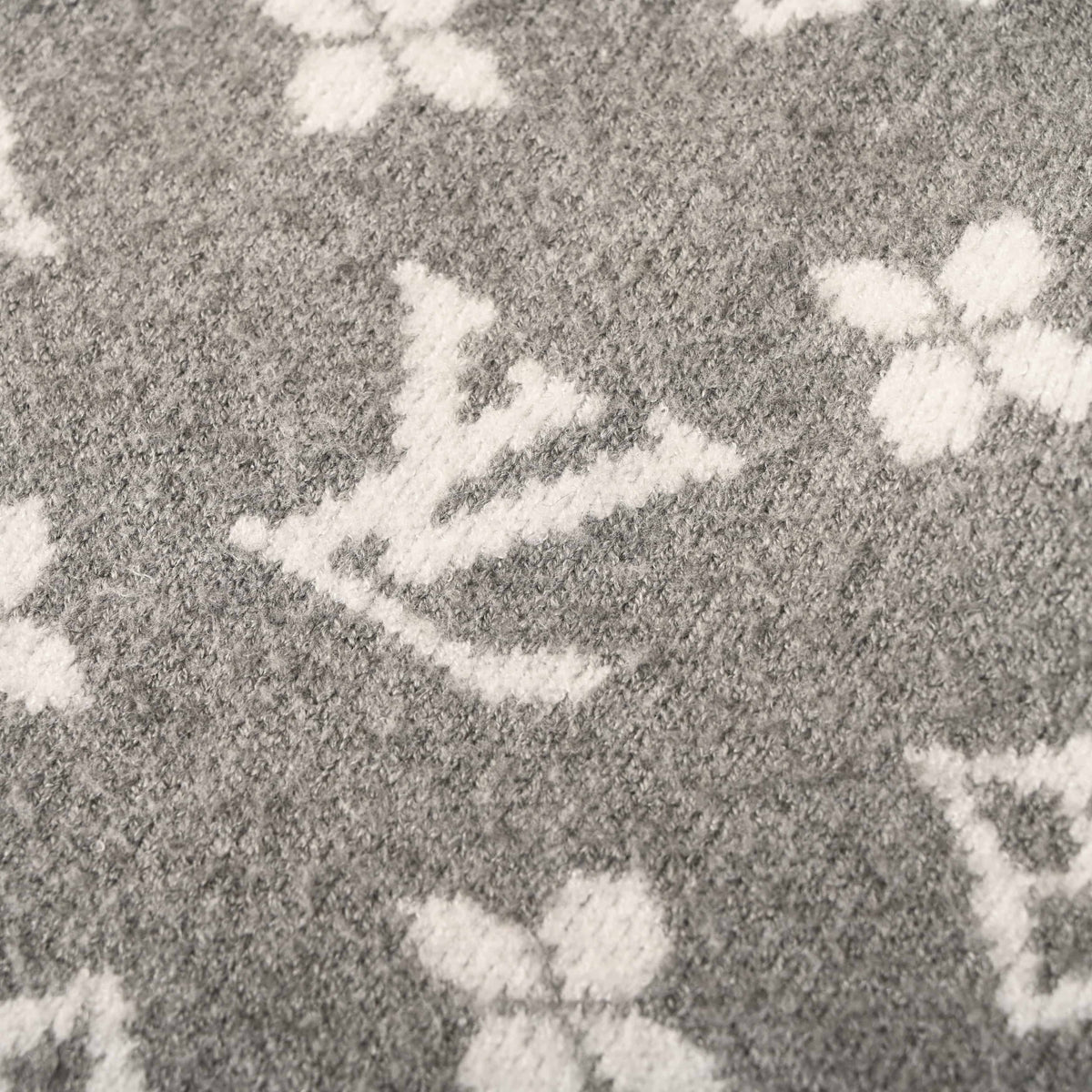 Louis Vuitton All-Over Monogram Jacquard Zip-Up Cardigan | Dual-Zip Designer Knitwear Sweater