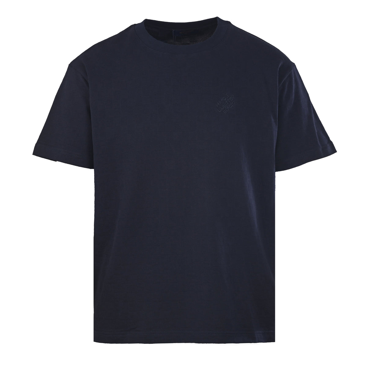 Louis Vuitton Pique Checkerboard Embroidered T-Shirt | Luxury Casualwear