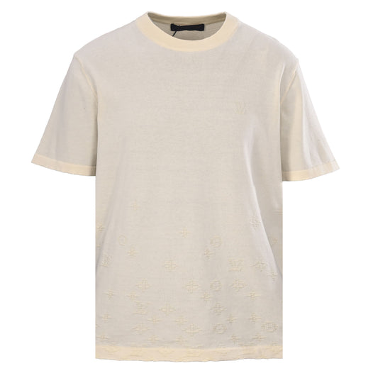 Louis Vuitton Two-Tone Ombre Monogram T-Shirt - Gradient Jacquard Short-Sleeve Tee for Designer Casual Outfits