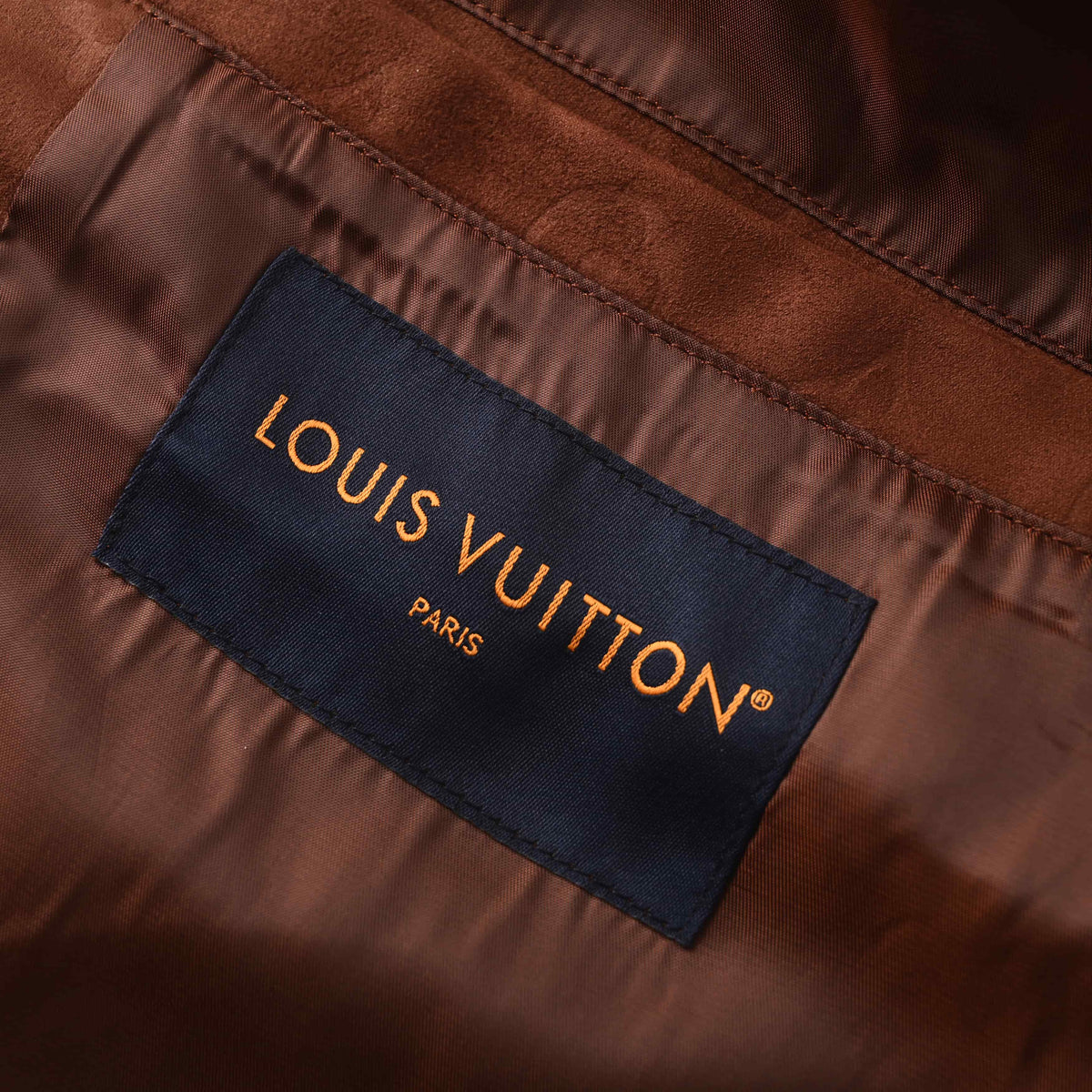 Louis Vuitton Monogram Embossed Suede Leather Hooded Jacket | All-Over Pattern Designer Outerwear for Casual Streetwear
