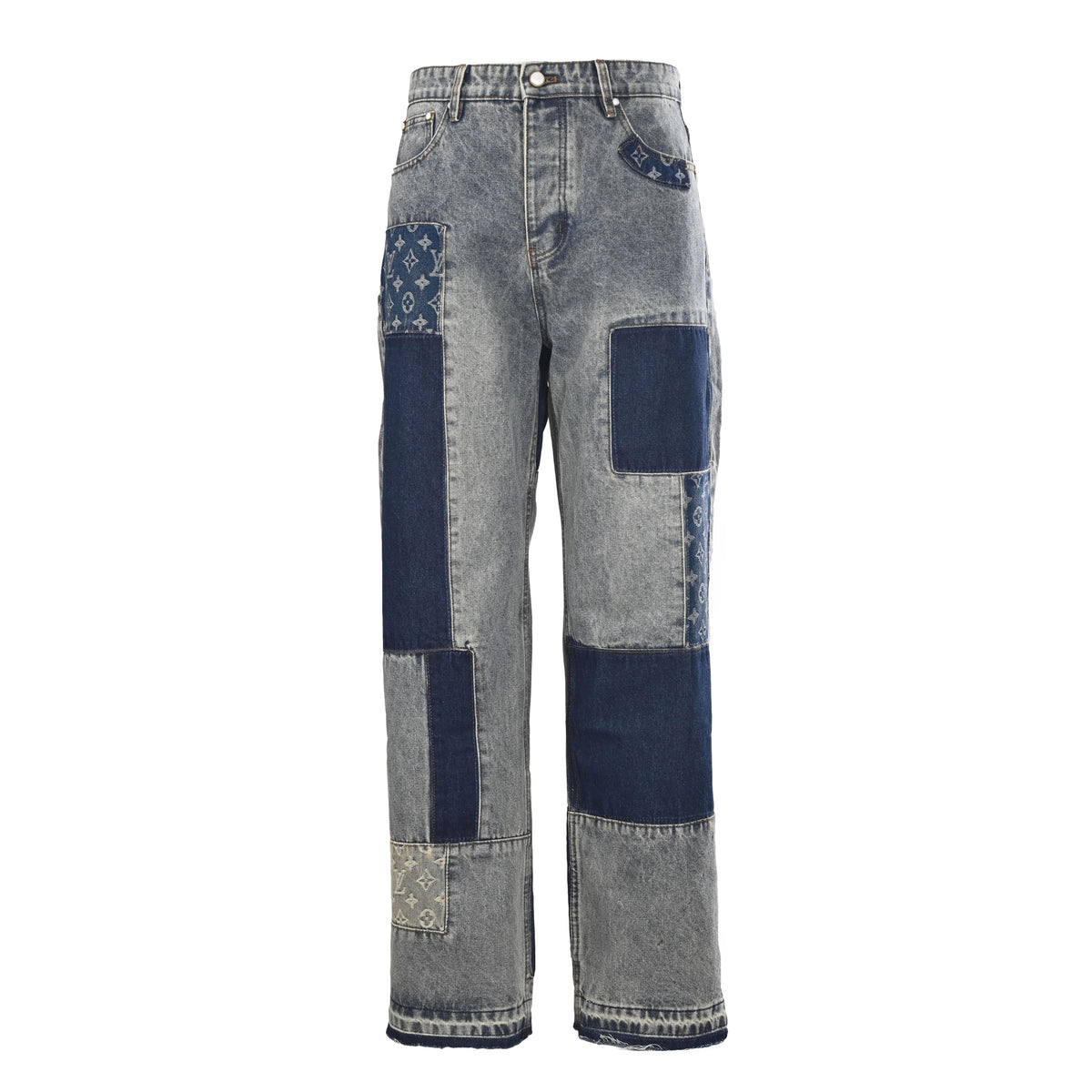 Louis Vuitton Patch Detail Skate Jeans | Luxury Streetwear Denim