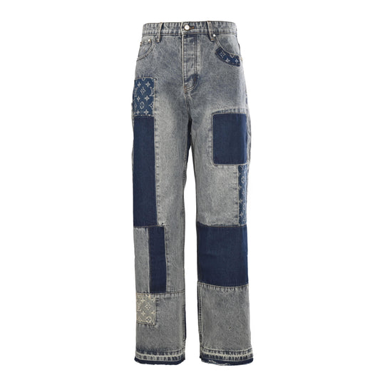 Louis Vuitton Patch Detail Skate Jeans | Luxury Streetwear Denim