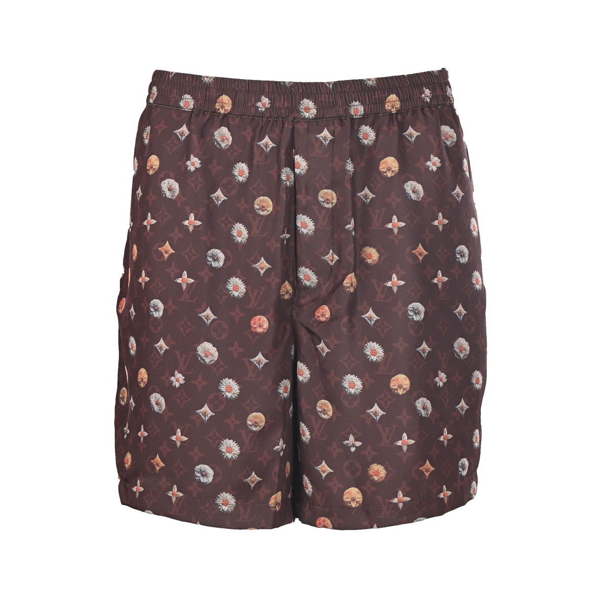 Louis Vuitton Daisy Monogram Print Shorts | Luxury Vacation Style